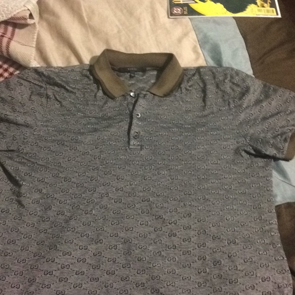 Collared Gucci shirt